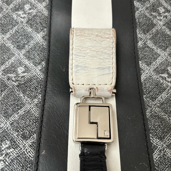 L.A.M.B. GWEN STEFANI Signature Foldover Clutch Leather HandBag Clutch Purse - Picture 7 of 13